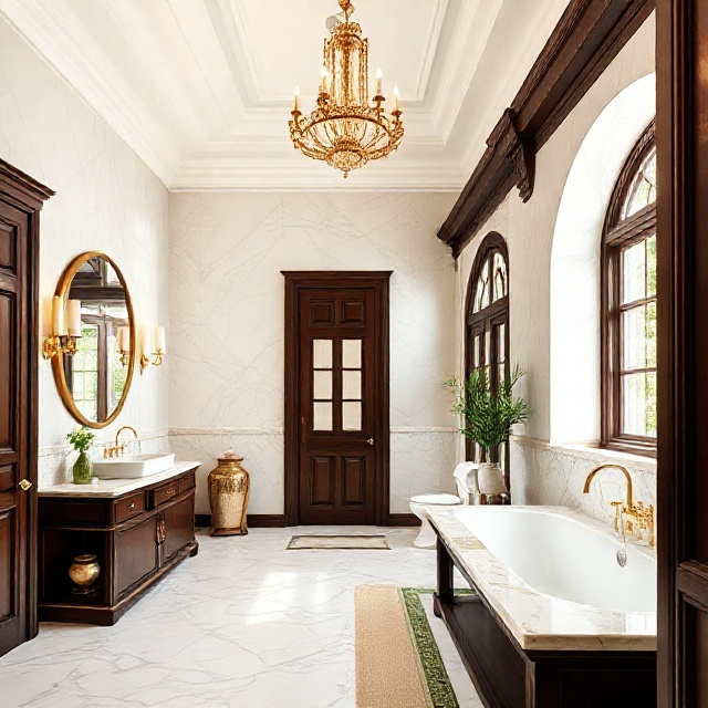 Ornate colonial staircase