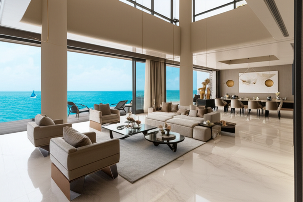 Luxury villa interior